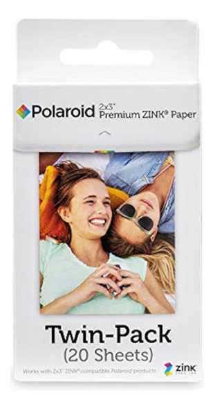 Polaroid 2x3  Premium Zink Zero Photo Paper, Paquete De 20 - 0