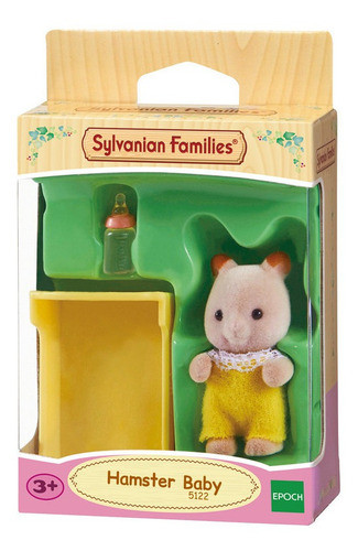 Sylvanian Families Bebe Hamster Con Cuna Figura Juguete Niño 0