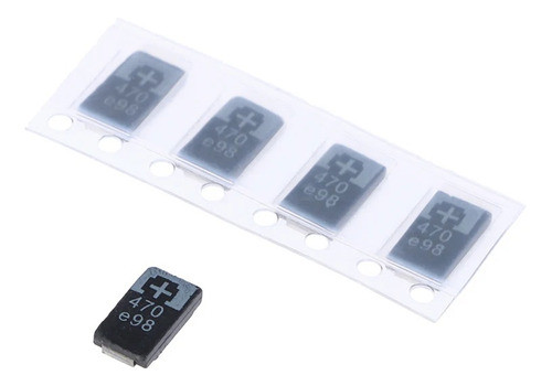 Capacitores Ps3  Tantalio 470 E98 0