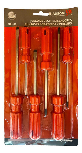 Set Destornilladores Profesionales - 3pc/3ph - Biassoni 0