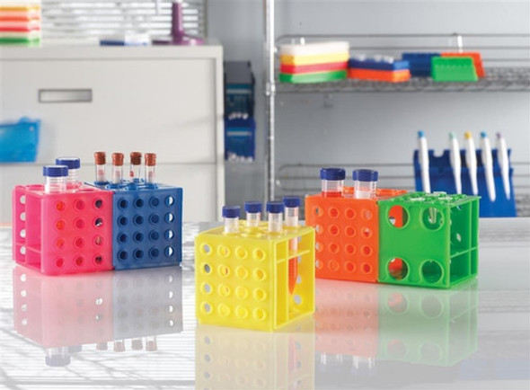 Estante Tubos 15  50ml Microtubos 1,5 2ml Rack 4 Faces Kasvi 1