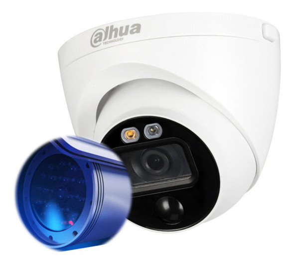 Cámara Domo Hdcvi 2mpx Vigilancia Activa Pir+led Disuasivo 0