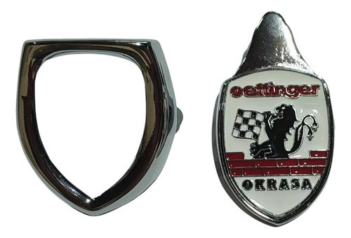 Emblema Insignia Capo Oettinger Okrasa Con Moldura Vw Fusca 0