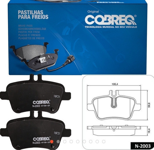Pastillas De Freno Mercedes-benz Classe B 180 200 Traseras 0