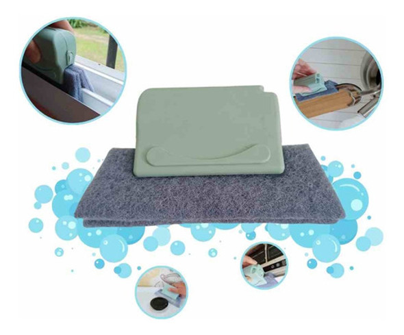 Esponja Multiuso Limpiador General Ranuras Cocina Zocalos 0