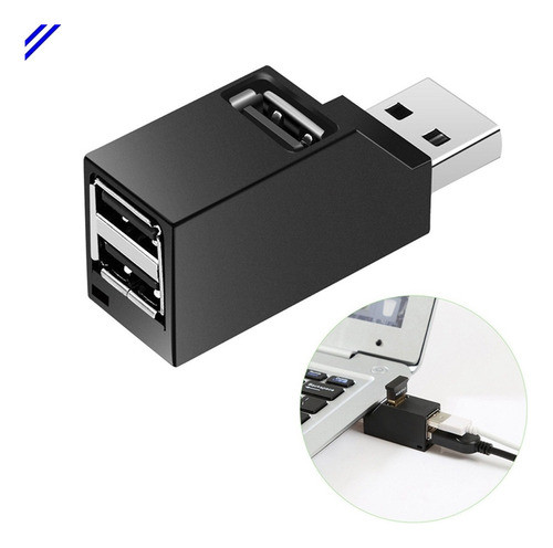 Mini Hub 3 Portas Usb 3.0 Extensor Notebook Computador 1