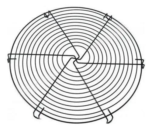 Grade Para Resfriamento Redonda Antiaderente Preto 30 Cm 0