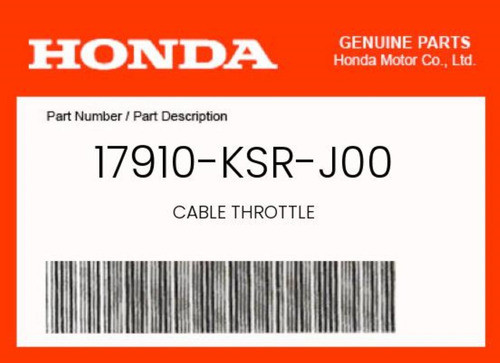 Cable Acelerador Honda Cr 125 04/04 Orig 1