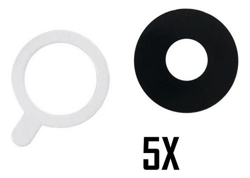 Repuesto Vidrio Cubre Camara Para Nexus 5x 2015 Negro 1