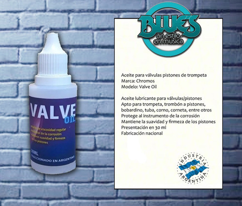 Aceite Para Valvulas Pistones De Trompeta Chromos 1