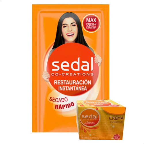 Acondicionador Sedal Cocreation Restauración Instantánea 24u 1