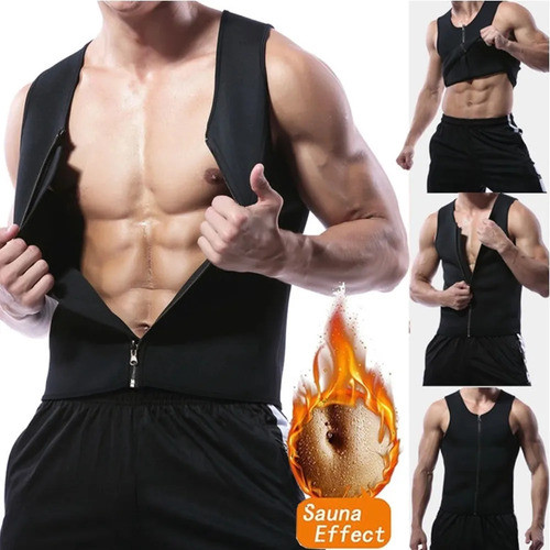 Camiseta Regata Termica Queima Gordura Modeladora Com Ziper 1