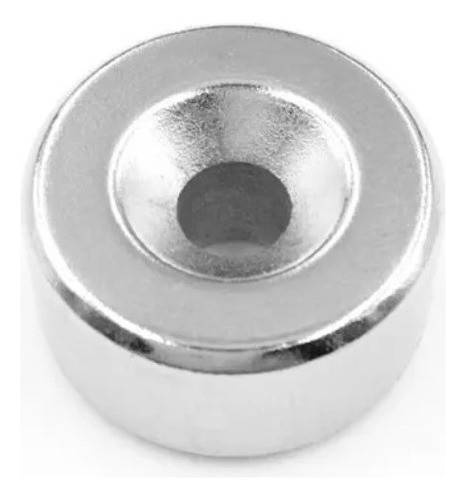 20 Peças 20x10mm Com Furo 6mm Super Imã Redondo Neodímio N35 0