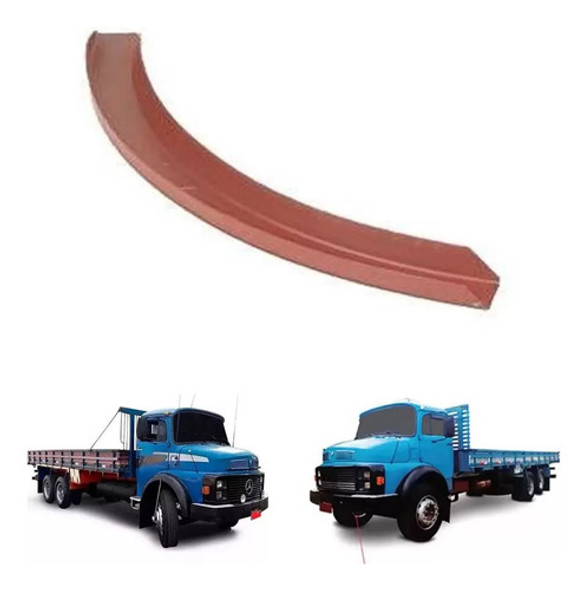 Calha Curva Teto Traseira Mb 1113 2213 69 A 88 Esquerdo 0