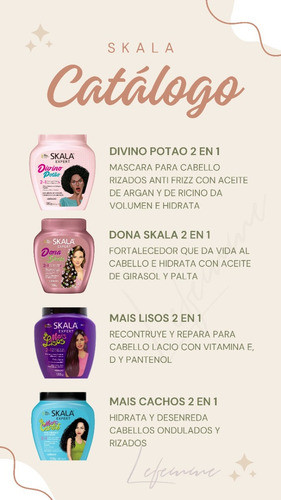Skala Crema Para Peinar X2 Unidades A Eleccion Lefemme 1