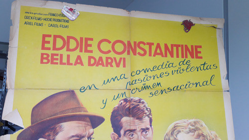 Afiche Cine Poster Je Suis Un Sentimental Eddie Constantine 1