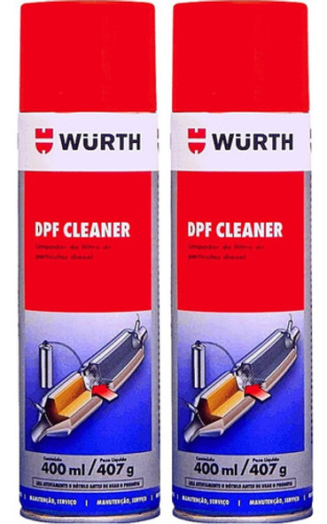 2 Limpador De Filtros De Partículas Diesel Dpf Cleaner Wurth 0