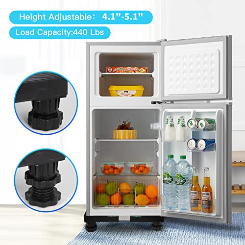 Base Movil Universal Ajustable Para Refrigerador Con 4 Pies 1