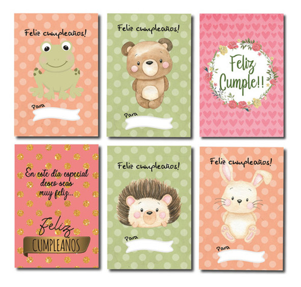 Kit Imprimible Tarjetas Feliz Cumple 0