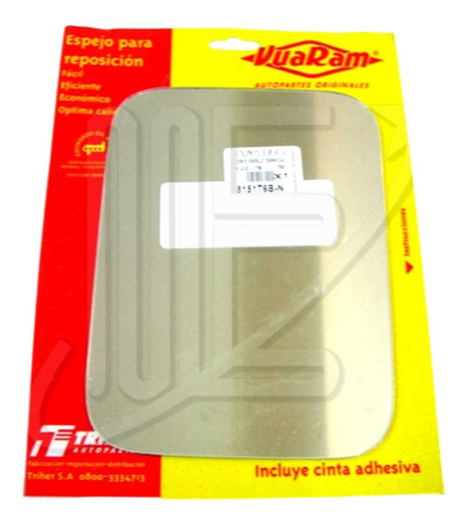 Vidrio De Espejo Derecho Peugeot 504 Pick-up T6b Plano 0