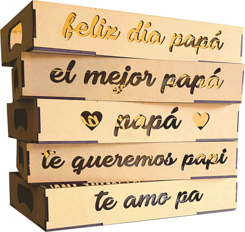 Bandejas Dia Padre Papa Fibrofacil 20x30 X30 Unidades 0