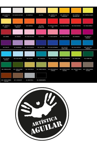 Set 10 Pintura Acrílicas X 50cc Eq Arte-100% Acrílico Linier 1