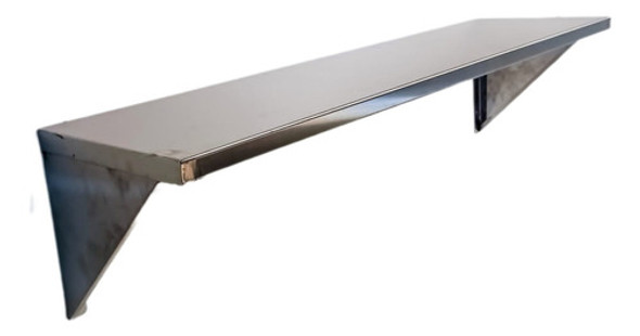 Gastronomía Estante Acero Inoxidable 120x30cm Con 2 Ménsulas 0