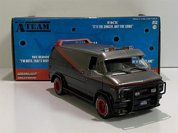 Greenlight - A Team Van - 1983 Gmc Vandura 1:24 - Hot Wheels 1