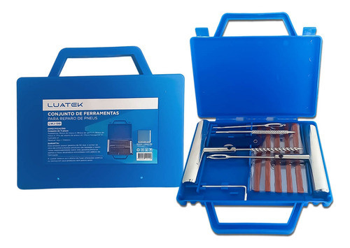 Kit Completo Reparo De Pneus Luatek Bicicleta Moto 1