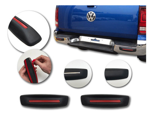 Vw Amarok 2020 Tacos Vira Roja Paragolpes  Kenny 3m 1