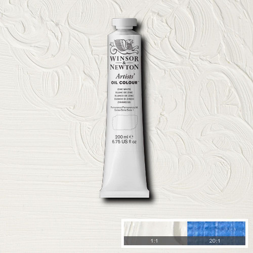 Tinta Óleo Artist Zinc White S1 200ml Winsor & Newton ª 1