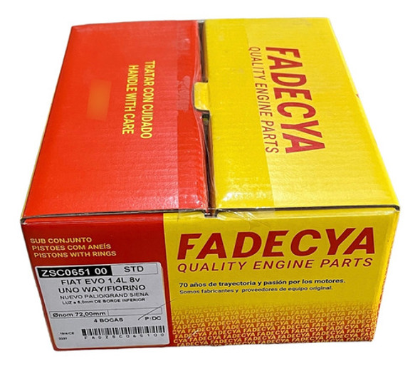 Subconjunto Fiat Evo 1.4 Fire * Fadecya* Std 0