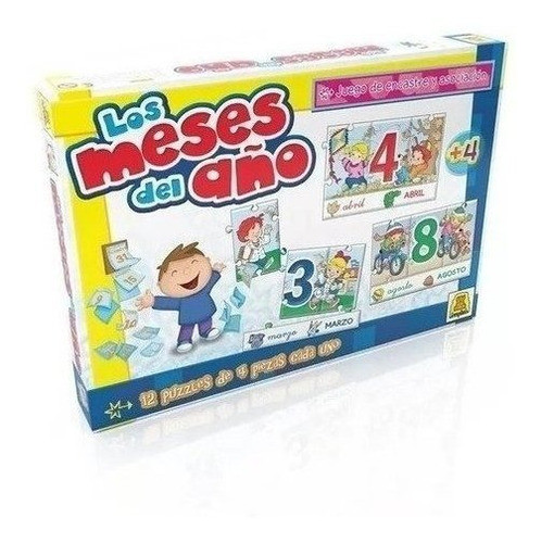 Juego De Mesa Didáctico Los Meses Del Año Implas 0