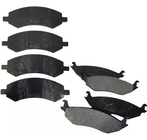 Kit Pastillas De Freno Dodge Ram 1500 Delantera Y Trasera 1