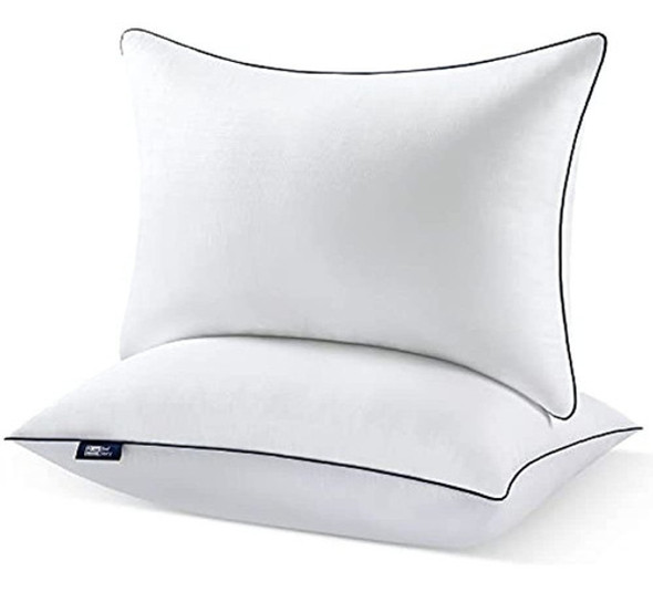 Bedstory - Juego De 2 Almohadas De Cama Para Dormir Tamaño Q 1