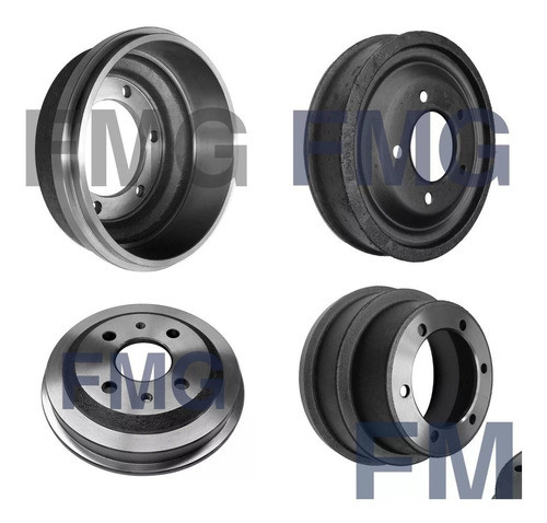 2 Campanas Freno Para Fiat Argo Cronos Grand Siena Uno Way 0