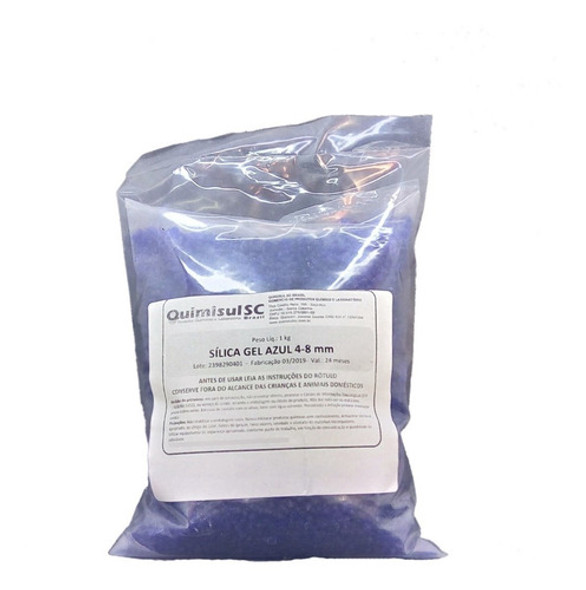 Sílica Gel Azul 4-8 Mm  Pacote 2 Kg 0