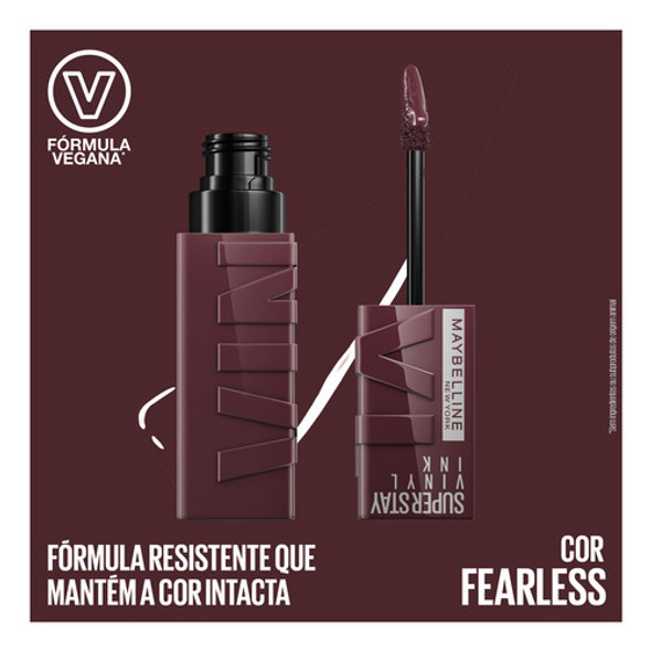 Maybelline Superstay Vinyl Ink Fearless - Batom Líquido 4,2m 1 Maybelline Superstay Vinyl Ink Fearless - Batom Líquido 4,2m 1