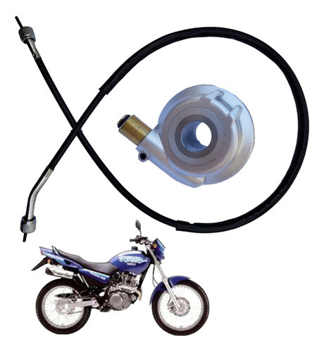 Cabo + Engrenagem Caracol Velocímetro Tdm 225 Todos Os Anos 0