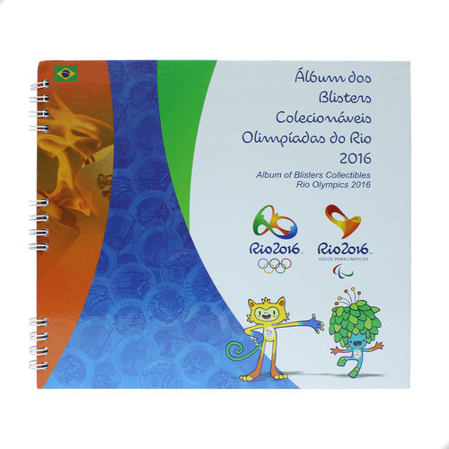 Álbum Dos Blisters Moedas Olimpíadas Rio 2016 0
