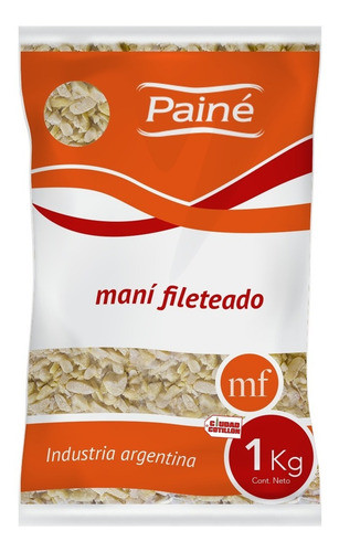 Maní Fileteado X 1kg Painé Repostería - Ciudad Cotillón 0