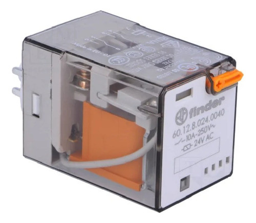 Rele Industrial Serie 60   Octal  2 Inv. 10a 24 Vca Finder 0