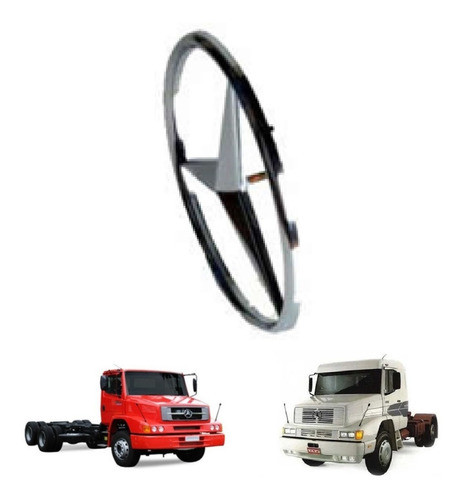 Emblema Mercedes Hpn 1620 Cromado 0