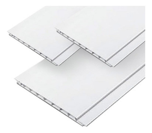 15 Tablas De 4 Metros Machimbre Pvc Blanco 200x7mm 0