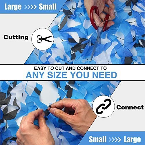 Red De Camuflaje Para Caza Deco Sombra 3x3m Camuflado Azul 1