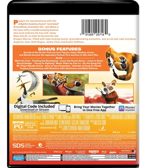 4k Ultra Hd + Blu-ray Kung Fu Panda 1