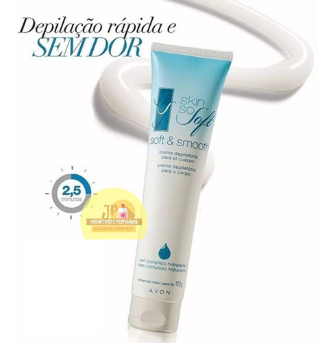 Creme Depilatório Corpo Avon Skin So Soft 125g (2 Unidades) 0