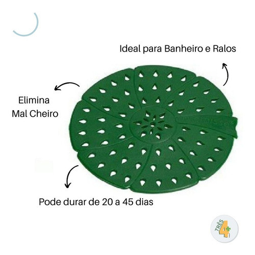 Kit 3 Tela Cheirinho Mictório Ralo Banheiro Limão Premisse 1