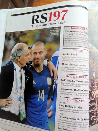 Rolling Stone 197 * Mundial Brasil 2014 * Ciro , Los Piojos 1