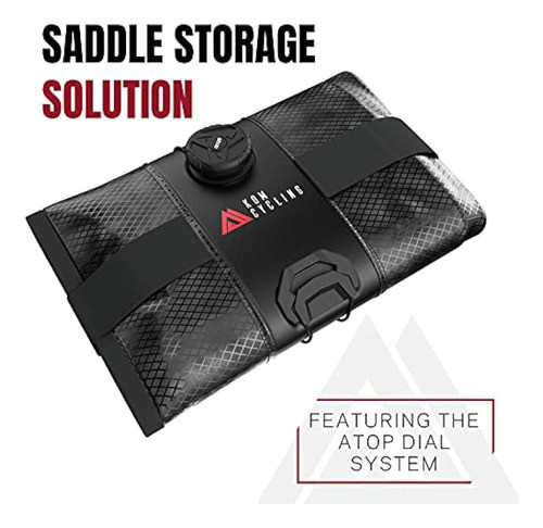 Kom Cycling Saddle Tool Roll Bag Para Carretera, Ciclismo De 1